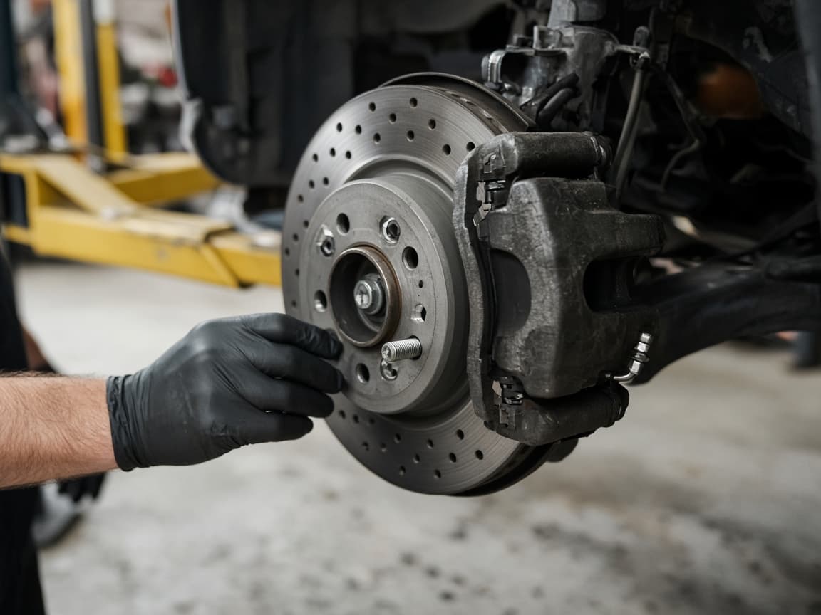 A brake job on the lift